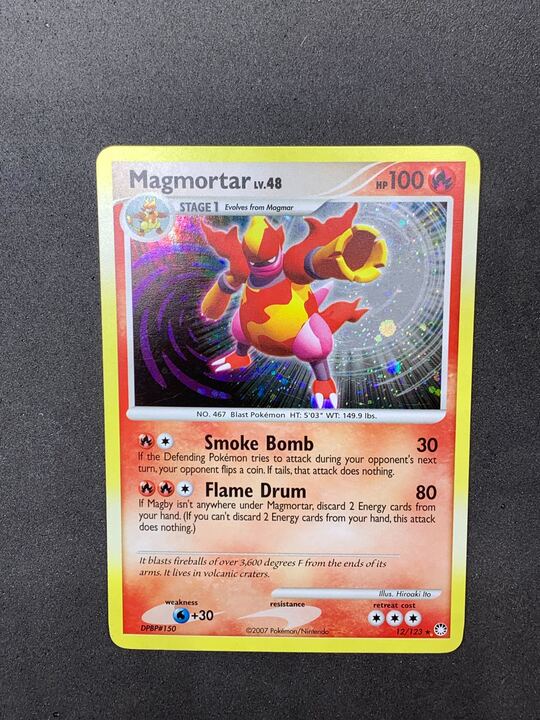 Magmortar 12/123 - Holo - MYSTERIOUS TREASURES NM