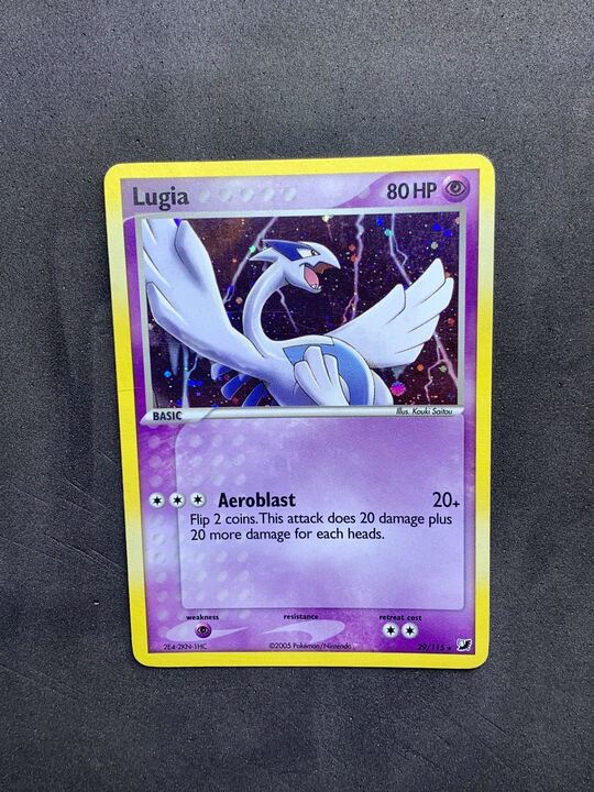 Lugia - (EX Unseen Forces) 029/115 Deck Exclusives Holo LP