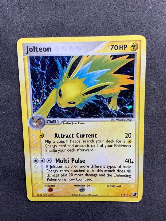 Jolteon 8/115 EX Unseen Forces Holo Rare 2005